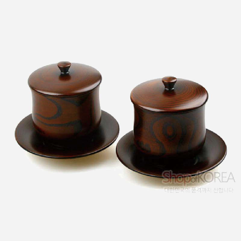 천연옻칠찻잔세트 - 전통의 멋이 살아있는 옻칠찻잔세트
