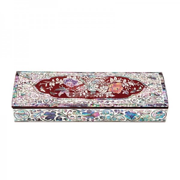 자개로 만든 창 - 필함 장미 (적) - 화려한 자개무늬가 아름다운 필함