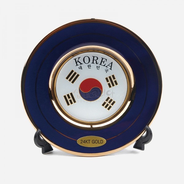 금장접시장식패-태극기 - 
