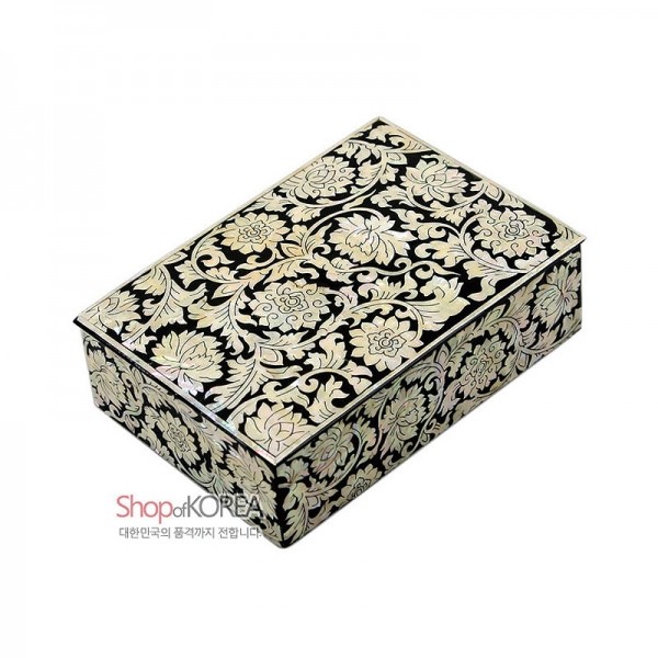 고급나전보상화명함함 - 한국의 나전칠기 신비의 꽃 보상화