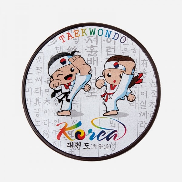 전통컵받침-태권도 - 