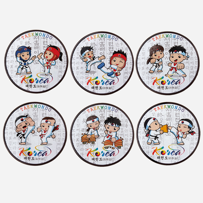 전통컵받침-태권도 - 