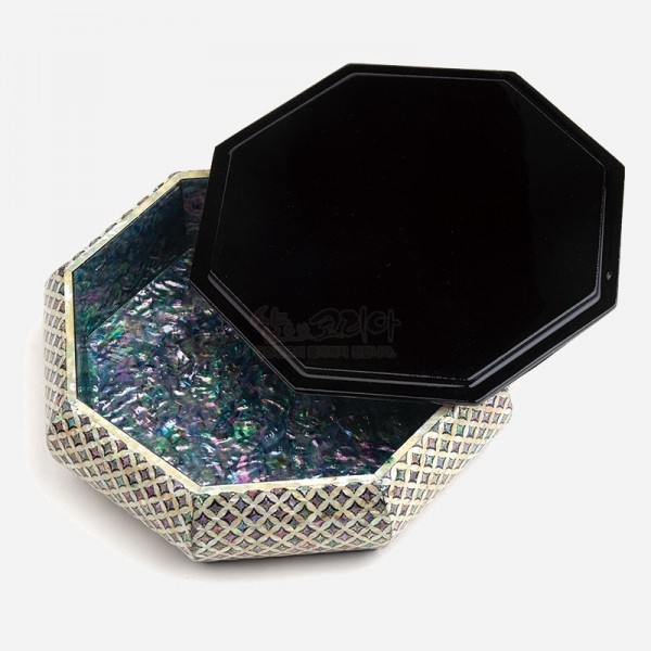 박인호작 팔각다용도함-전통무늬 - 나전칠기 중요무형문화재113호 박인호선생님의 수작