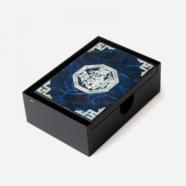 한지자동함세트-청매화(필함,명함함) - 고급스러운 한지와 자개의 조화