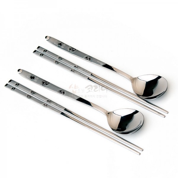 엽전 한국관광 수저2p세트 - 