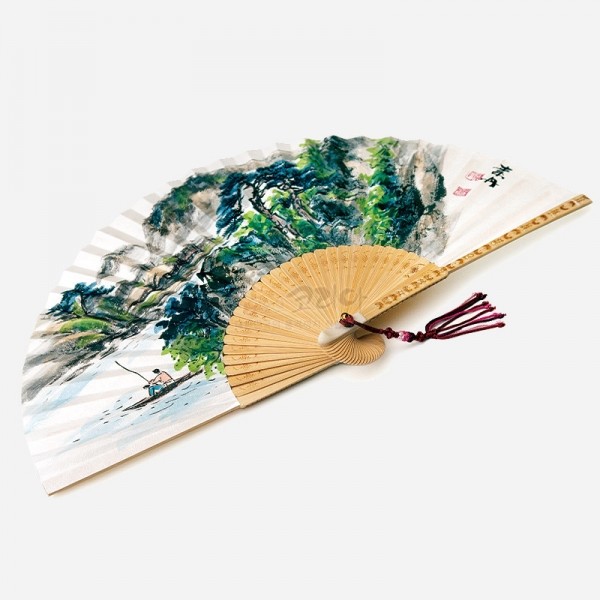 소단 홍현희 작 전통 접부채 - 여름(합죽선) - 직접 그림을 그린 특별한 부채