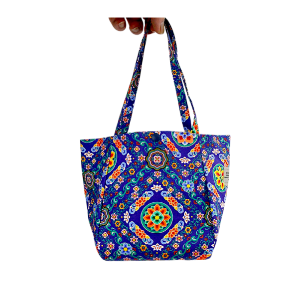 단청 미니토트백 - 한국 전통 단청 문양을 작은 가방에 표현한 특별한 디자인 제품