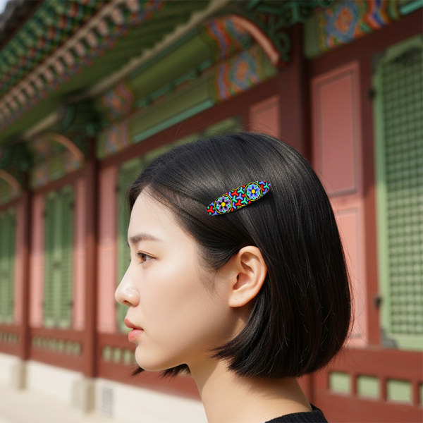 한국전통 집게핀 -작은모양 - 한국적인 포인트를 주는 특별한 디자인 머리핀