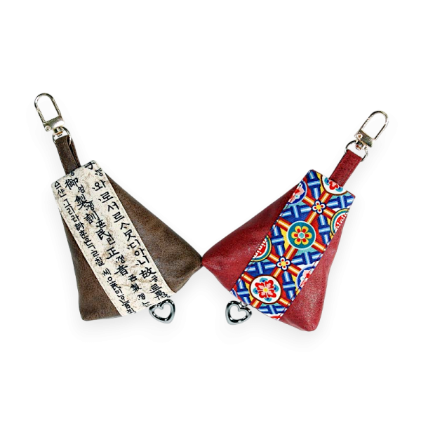 훈민정음 동전지갑(갈색) - 일상에 특별함을 더하는 한국문화, 훈민정음 키링 동전지갑