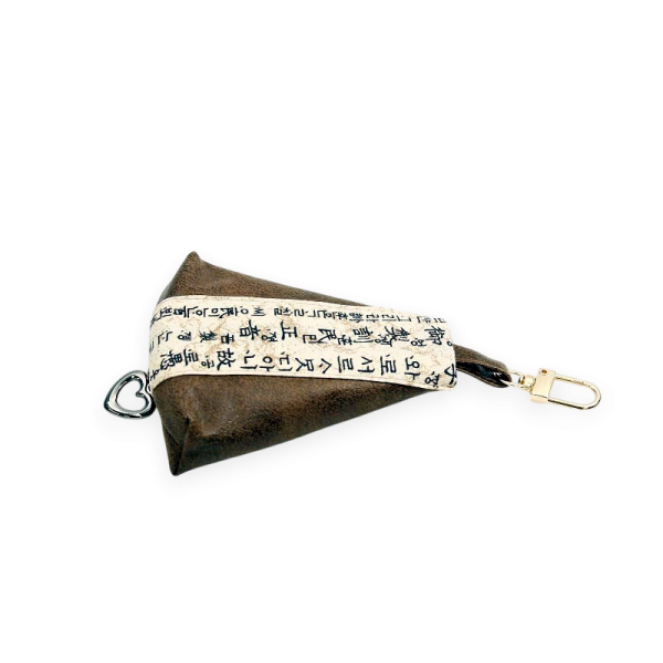 훈민정음 동전지갑(갈색) - 일상에 특별함을 더하는 한국문화, 훈민정음 키링 동전지갑