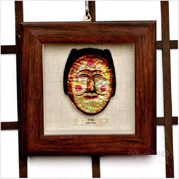 나전 미니액자-부네탈 - 한국의 멋 하회탈액자