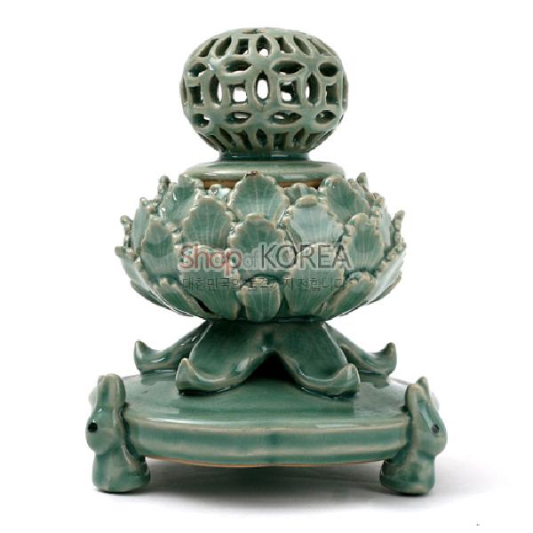청자칠보투각향로 - 국보 95 호 고려시대 향로