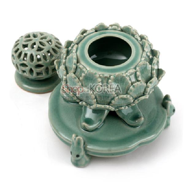 청자칠보투각향로 - 국보 95 호 고려시대 향로