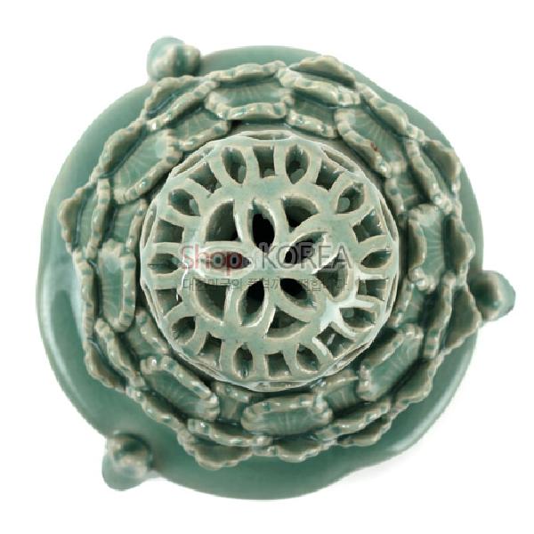 청자칠보투각향로 - 국보 95 호 고려시대 향로