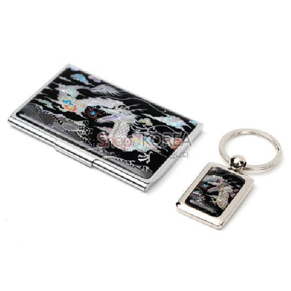 명함케이스-용 2종세트 - 권위의 상징인 용무늬가 담긴