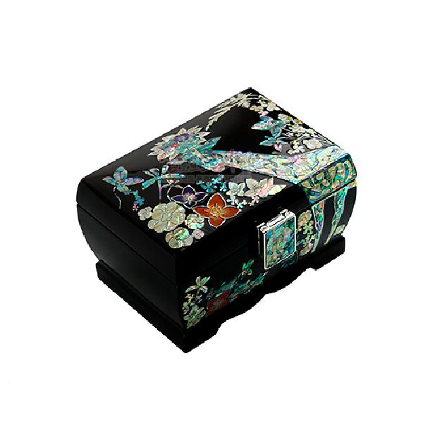 화조기린 유광굴림보석함 - 정교한 자개장식이 돋보이는 보석함