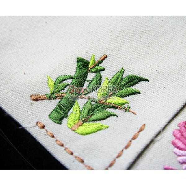 광목 식탁보 - 대나무 - 아름다운 전통무늬 식탁보