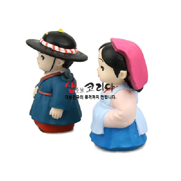민속인형-장금이와종사관 - 귀여운 표정의 전통 인테리어소품