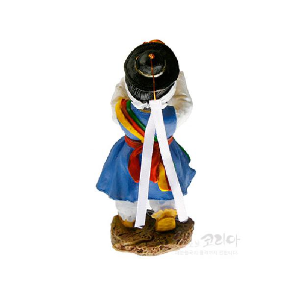 전통마블인형-태평소 - 한국의 사물놀이를 재현한 민속인형