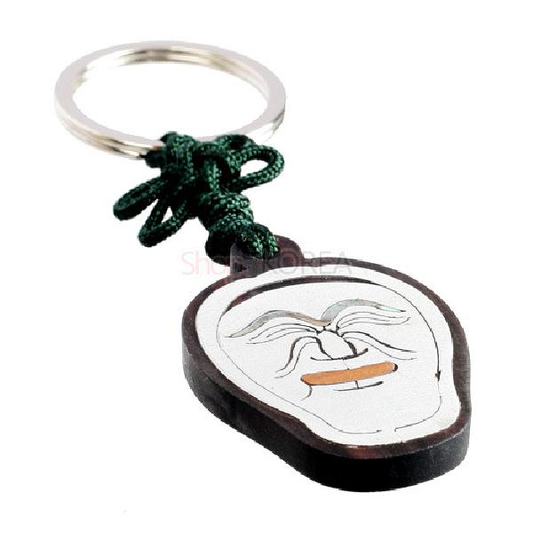 흑단열쇠고리-양반탈 - 하회탈 중 양반탈을 디자인한 제품