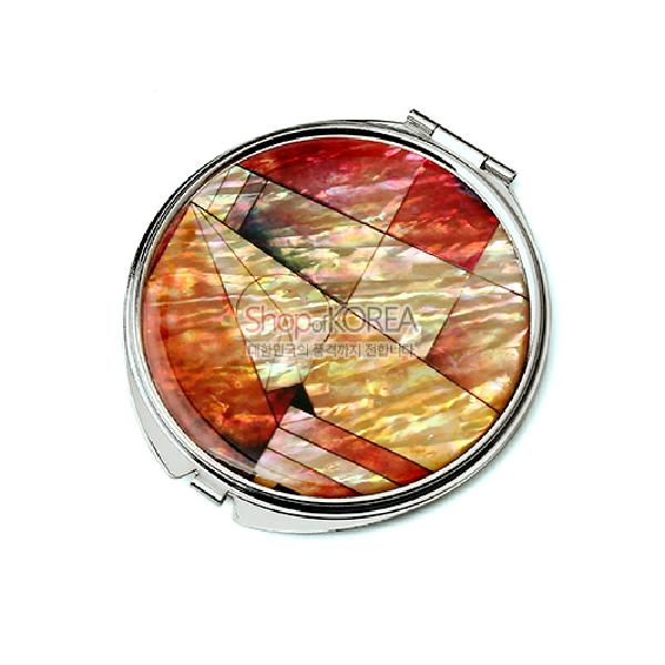 자개손거울-옅은조각보 - 한국의 멋과 천연자개의 조화