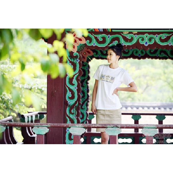 3D입체 발포티셔츠-도깨비 - 입체감이 살아 있는 전통무늬 티셔츠