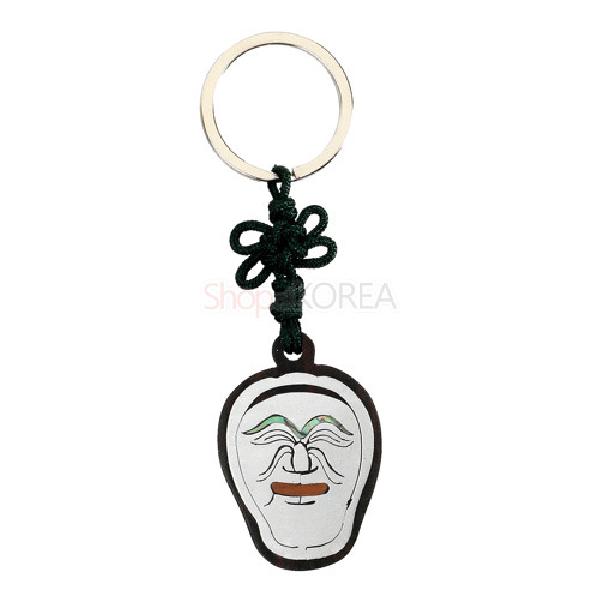 흑단열쇠고리-양반탈 - 하회탈 중 양반탈을 디자인한 제품