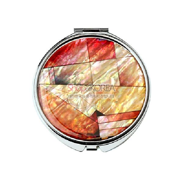 자개손거울-옅은조각보 - 한국의 멋과 천연자개의 조화