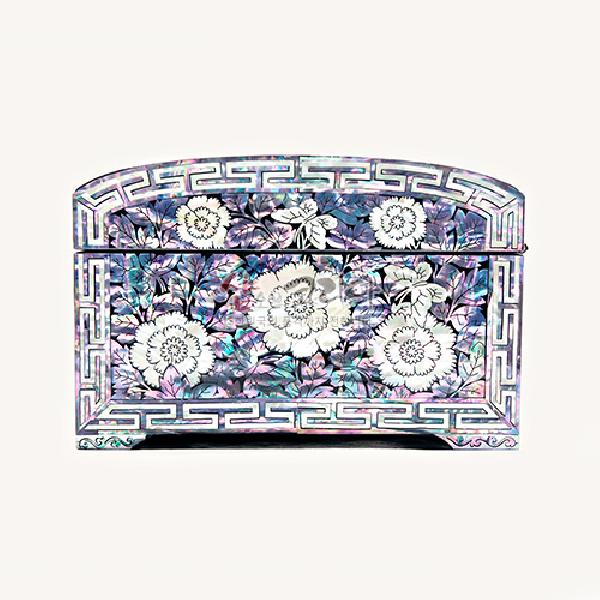 나전칠기 굴림자개 꽃나비보석함 - 화려한 자개가 아름다운 보석함